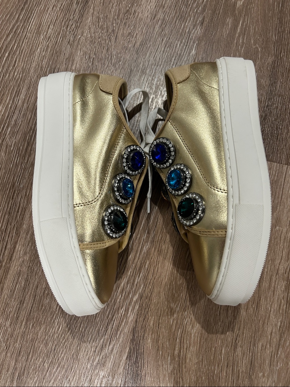 Kurt Geiger London Laney Octavia Platform Sneakers Size 8.5 - Picture 4 of 7
